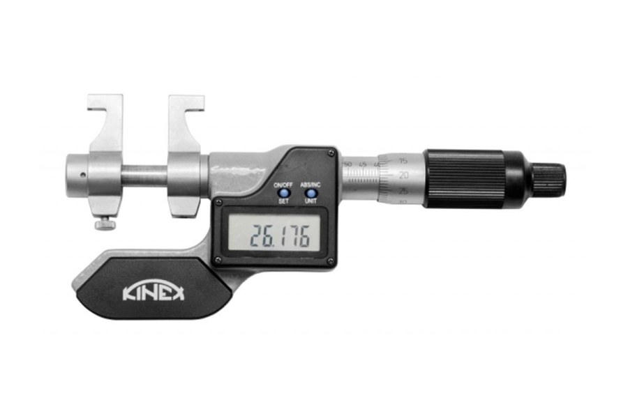 Digitální mikrometr dutinový dvoudotekový (dutinoměr) KINEX 5-30mm/0.001mm, DIN 863