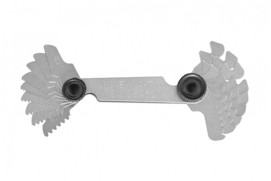 Měrky závitové UNC, 4 - 64 mm, 22ks (1148-02-022) Kinex