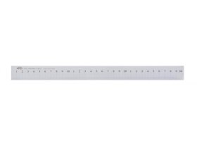 Měřítko KINEX NEREZ OCEL ploché 2500mm, začátek v&nbsp;nule, popis laserem, DIN 866/B (1012-07-250) Kinex