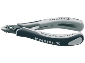 Přesné boční štípací kleště pro elektroniku ESD Knipex 120 mm
