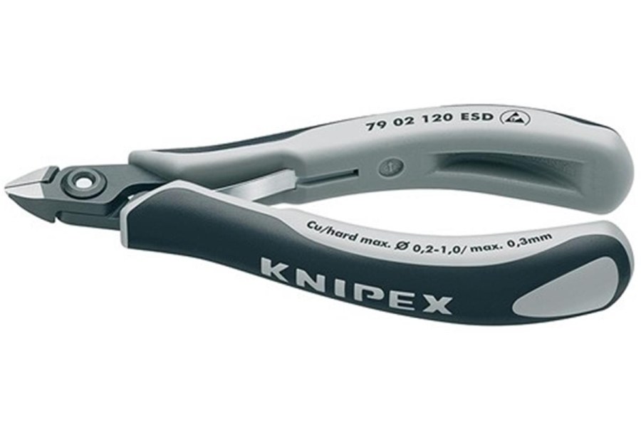 Přesné boční štípací kleště pro elektroniku ESD Knipex 120 mm