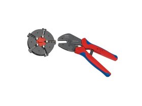 Lisovací kleště s&nbsp;výměnným zásobníkem Knipex MultiCrimp