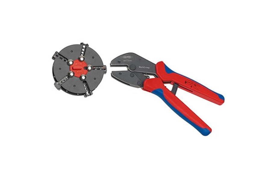 Lisovací kleště s&nbsp;výměnným zásobníkem Knipex MultiCrimp