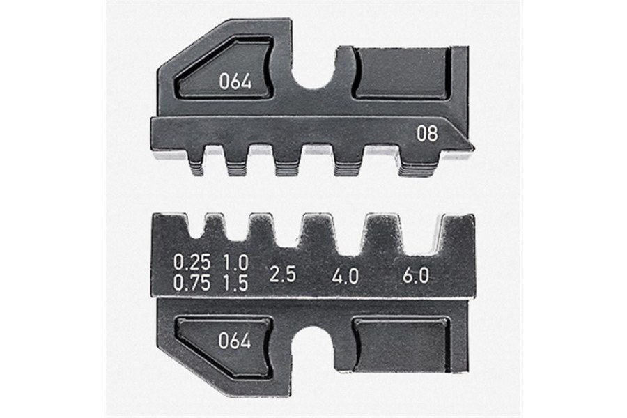 Čelisti pro dutinky 0.25-6.0mm2, Knipex