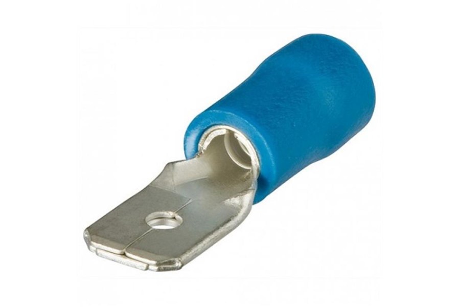 Plochý konektor izolovaný, modrá/100ks, Knipex
