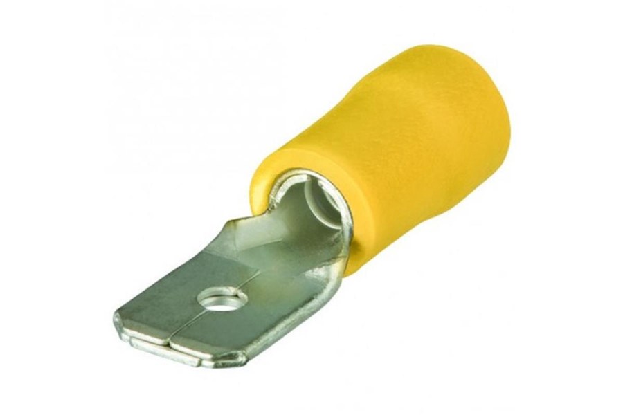 Plochý konektor izolovaný, žlutá/100ks, Knipex