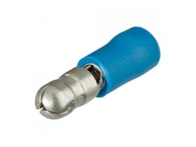 Kulaté zásuvkové koncovky izolované, modrá/100ks, Knipex 1250