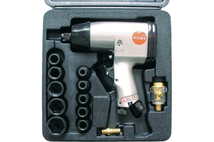 Pneumatický utahovák 1/2" KOBE IWS500 v&nbsp;sadě