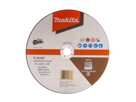 Řezný kotouč 230x2.0x22.23 nerez pro aku Makita