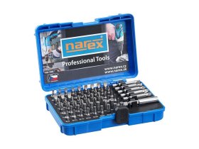 sada bitů vč. magnetického držáku bitů 60dílná ; 60-Bit Box Narex 65404062