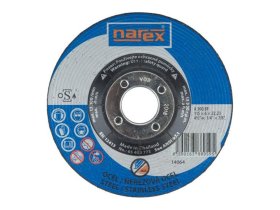 115×6×22.2 A30 BF - Brusný kotouč na ocel vypouklý Narex