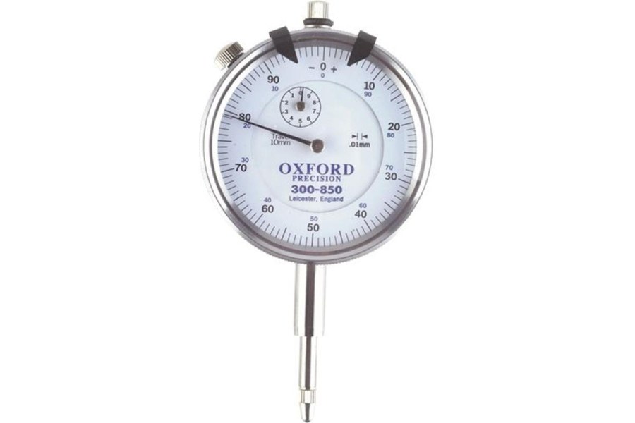 Úchylkoměr číselníkový 10mm / 0,01mm / 0-50-0 EASY READ OXFORD s&nbsp;plunžrem - 