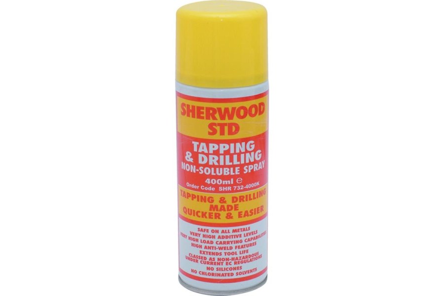 Sprej mazací pro vrtání a&nbsp;závitování 400ml SHERWOOD