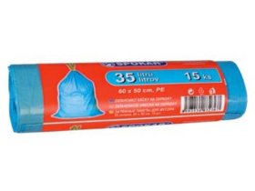 Zatahovací sáčky na odpadky 35L - 15ks SPOKAR
