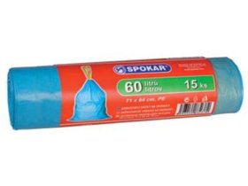 Zatahovací sáčky na odpadky 60L - 15ks SPOKAR