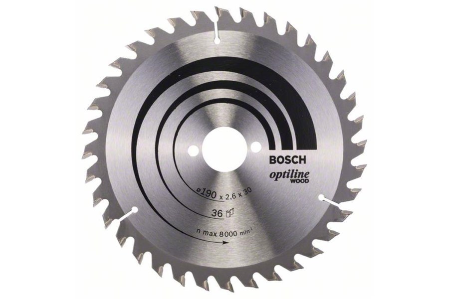 Bosch Pilový kotouč Optiline Wood 190 x 30 x 2,6 mm, 36