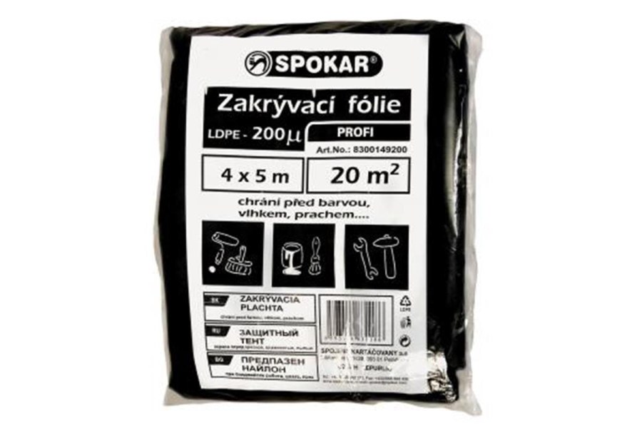 Zakrývací fólie 4x5m LDPE - 200MY