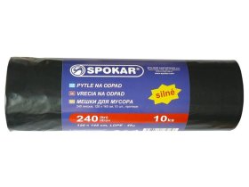 Pytle na odpad 240L LDPE, silné 120x145cm 48my 10ks