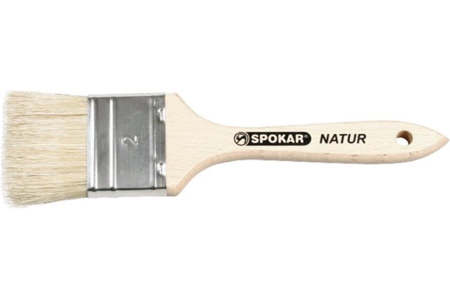 Štětec plochý vel. 0,5" NATUR SPOKAR