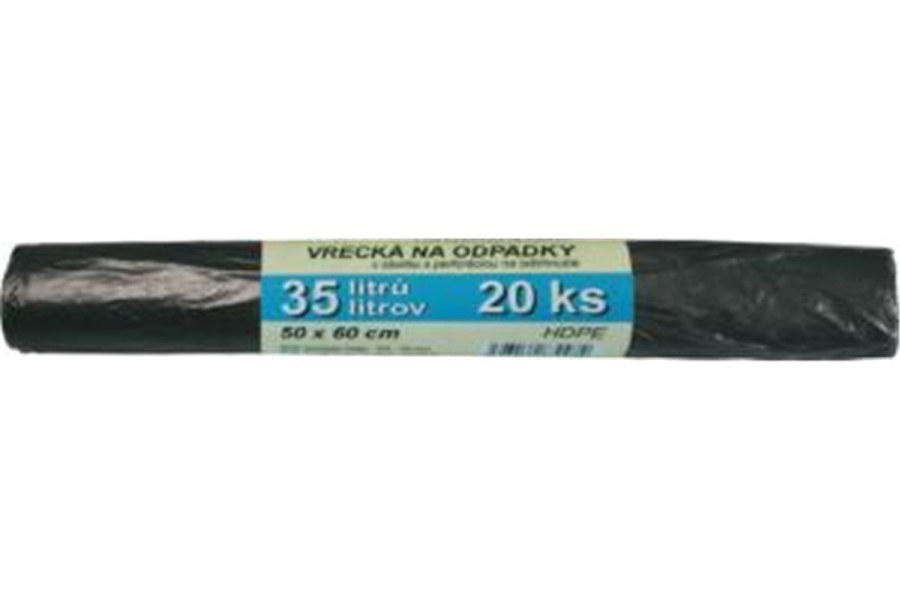 Sáčky na odpadky 35L - 50ks, HDPE SPOKAR