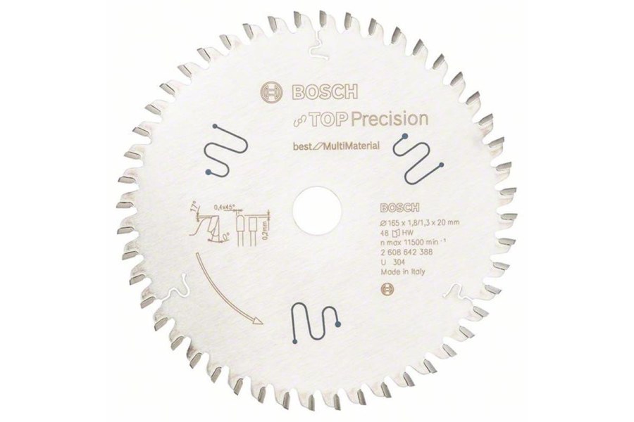 Bosch Pilový kotouč do okružních pil Top Precision Best for Multi Material 165 x 20 x 1,8 mm, 48