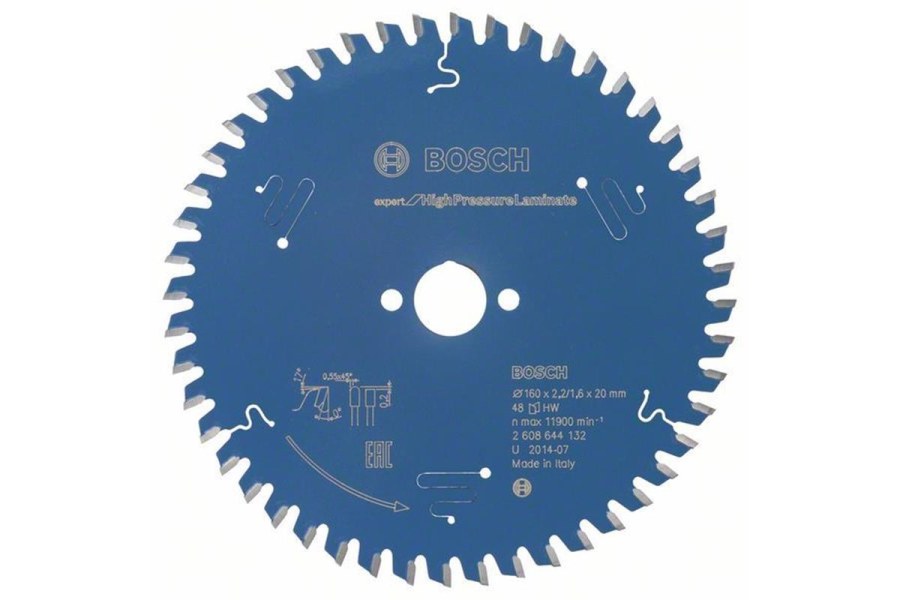 Pilový kotouč Expert for High Pressure Laminate; 160 x 20 x 2,2 mm, 48 BOSCH