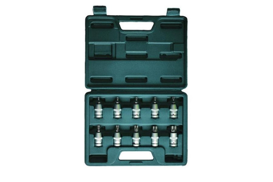 10-dílná Sada hlavic torx 1/2" zástrčných Gola