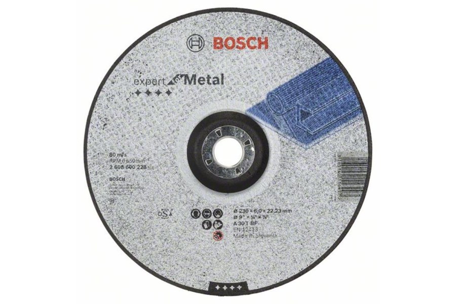 Bosch Hrubovací kotouč profilovaný Expert for Metal A 30 T BF, 230 mm, 6,0 mm