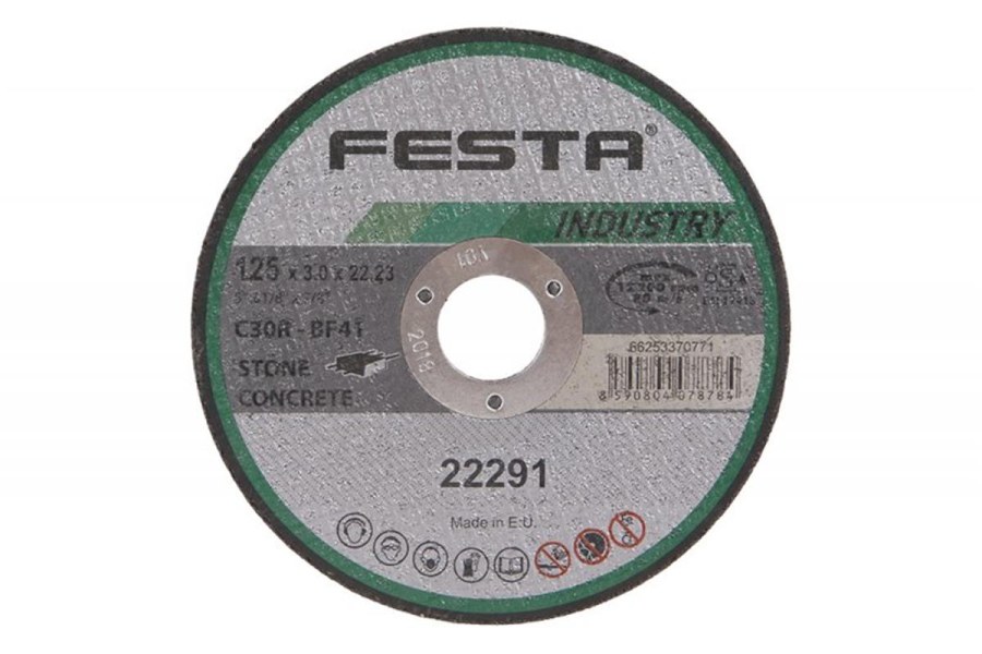 Kotouč řezný kámen 125x3x22.2 FESTA INDUS(D