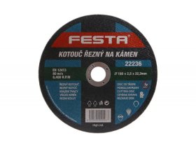 Kotouč řezný kámen 180x2.5x22.2 FESTA