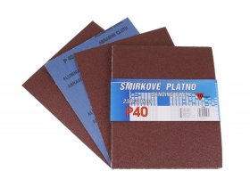 Smirkové plátno 230x280mm P40 10ks