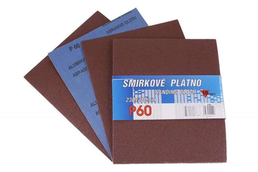 Smirkové plátno 230x280mm P60 10ks
