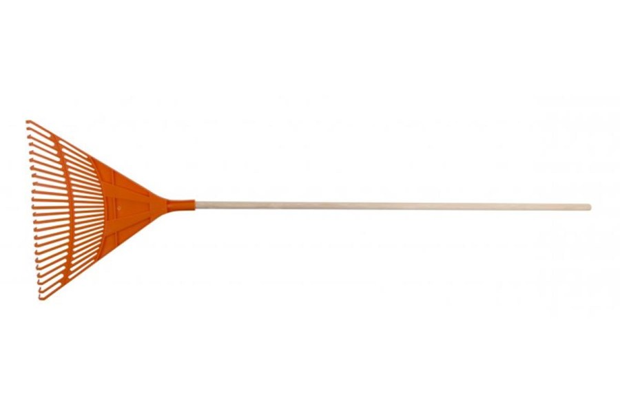 Hrábě plastové 50cm 22z s&nbsp;násadou 160cm Festa 61133