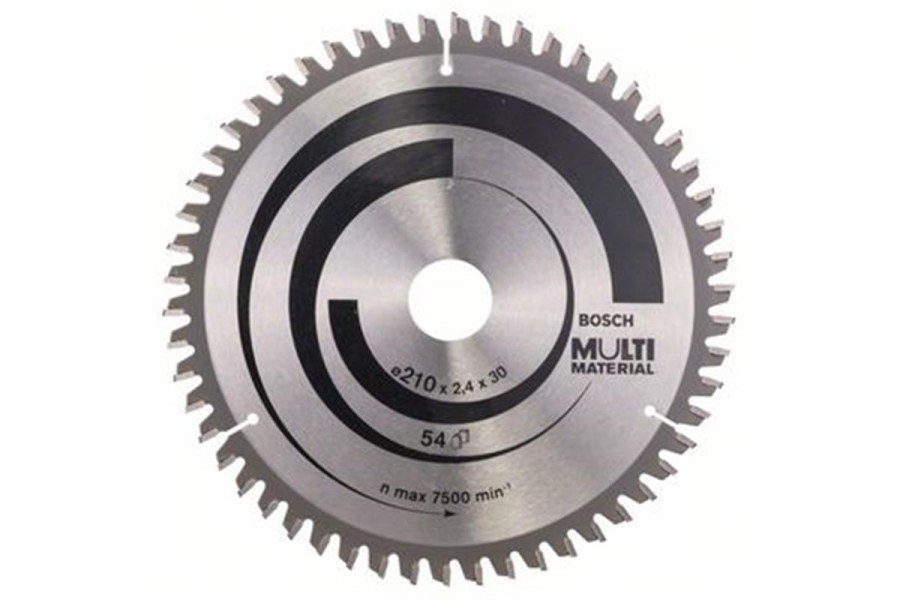 Pilový kotouč Multi Material - 210 x 30 x 2,4 mm, 54 BOSCH - 