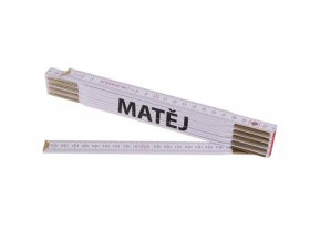 Skládací 2m MATĚJ (PROFI, bílý, dřevo)