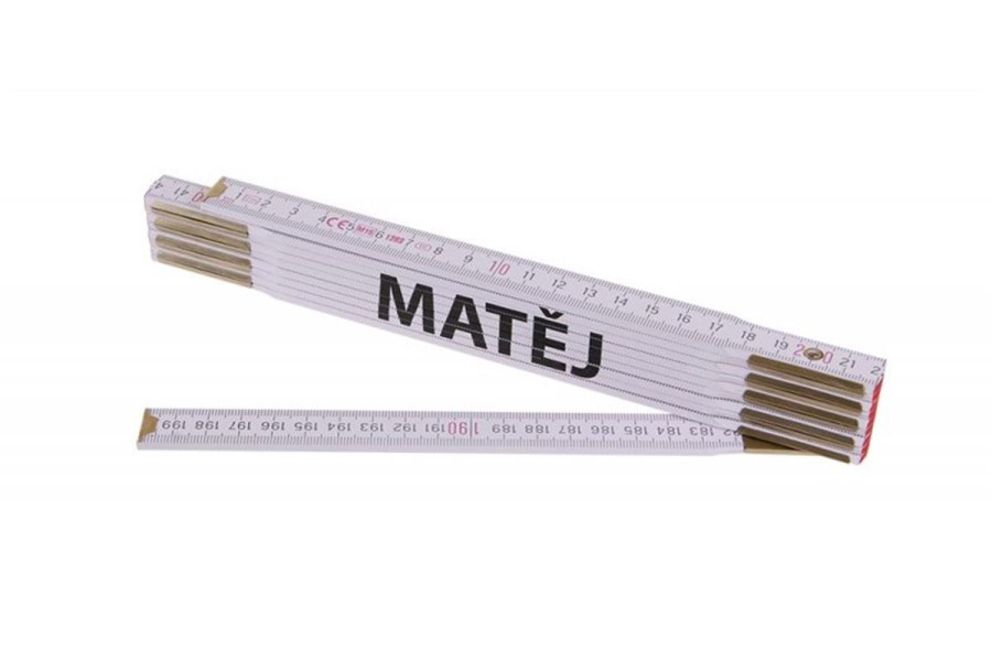 Skládací 2m MATĚJ (PROFI, bílý, dřevo)
