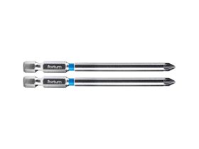 Hrot křížový pozidriv, sada 2ks, PZ 1x90mm, S2 (4741321) FORTUM-KITO