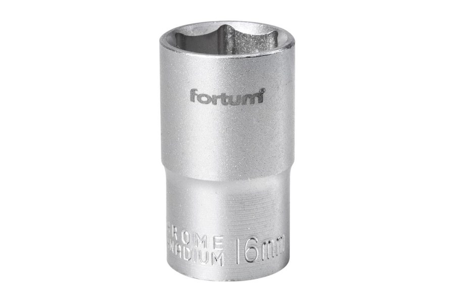 Hlavice nástrčná 1/2", 16mm, L 38mm (4700416) FORTUM - 