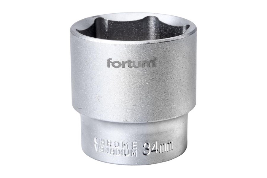 Hlavice nástrčná 1/2", 34mm, L 44mm (4700434) FORTUM