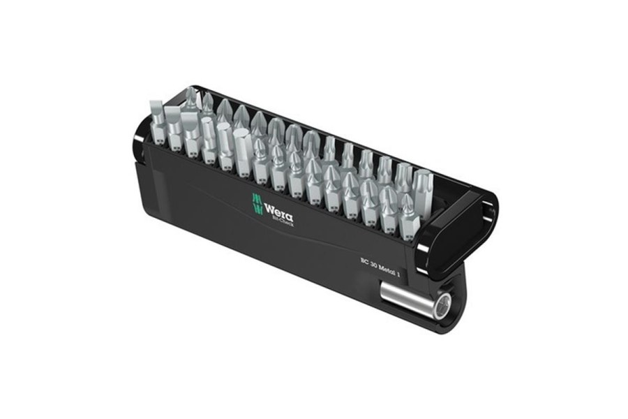 Sada bitů 30ks v&nbsp;magnetickém držáku 25mm 1/4" WERA