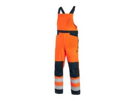 Zahradníky CXS HALIFAX, výstražné se síťovinou, pánské, oranžovo-modré, vel. 60