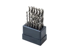 Vrtáky do kovu, sada 19ks, O 1-10mm, HSS (11190) EXTOL CRAFT