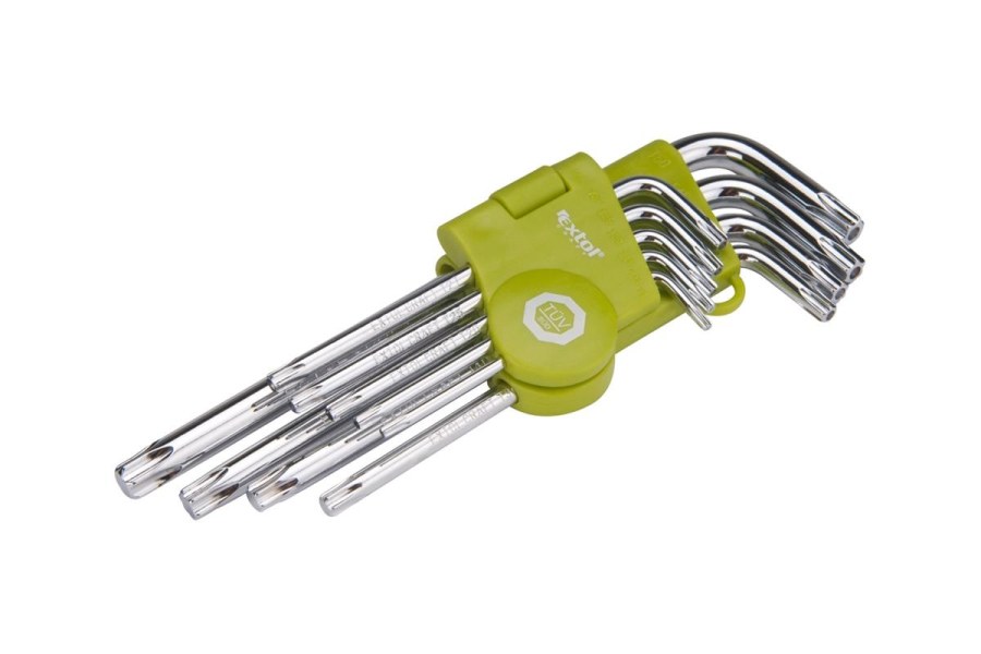 L-klíče TORX, sada 9ks, T 10-50mm (66011) EXTOL CRAFT