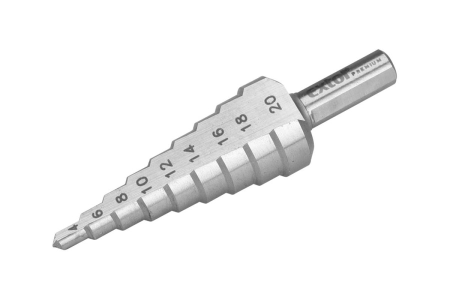 Vrták stupňovitý, O 4-20mm, HSS (8801162) EXTOL PREMIUM