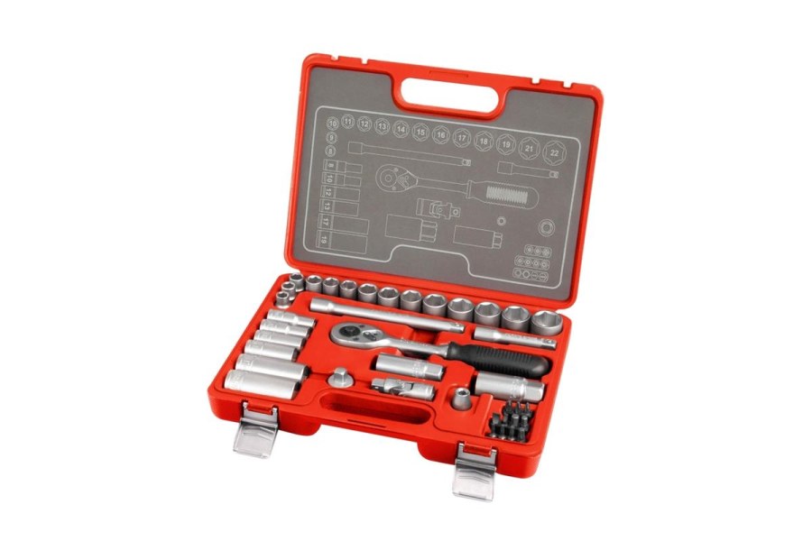 Hlavice nástrčné, sada 39ks, 3/8" (6522) EXTOL PREMIUM