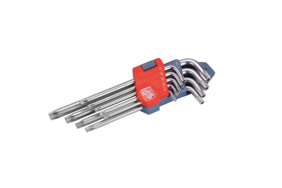 L-klíče TORX, sada 9ks, 10-50mm (6601) EXTOL PREMIUM