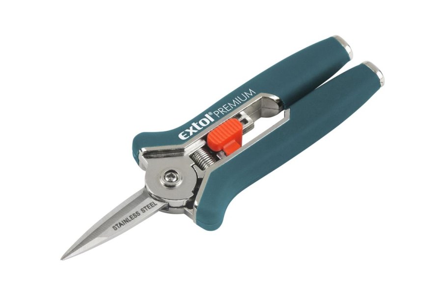 Nůžky zahradnické přímé, mini, 153mm, NEREZ (8872115) EXTOL PREMIUM