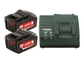 METABO Basic-Set 2x 4.0 Ah set akumulátory + nabíječka
