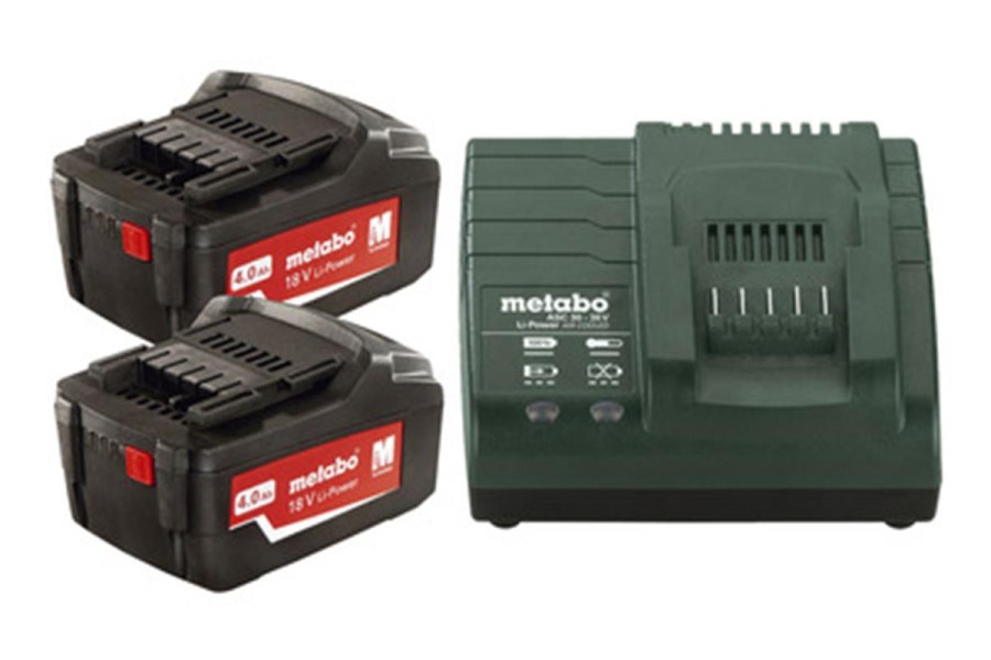 METABO Basic-Set 2x 4.0 Ah set akumulátory + nabíječka - 