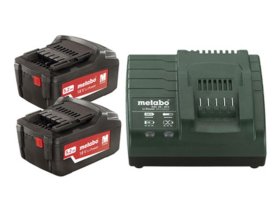 METABO Basic-Set 2x 5.2 Ah set akumulátory + nabíječka